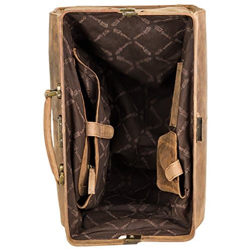 Bolsa de cuero antiguo para el médico