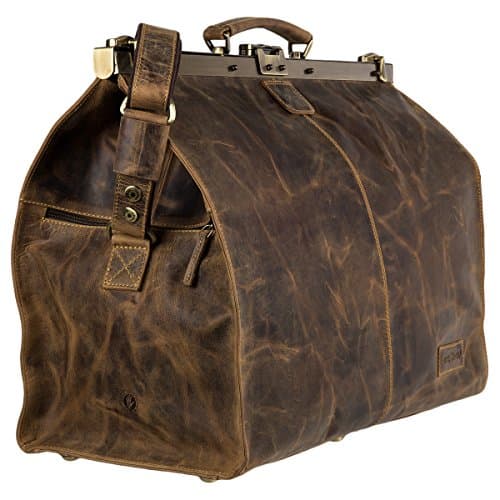 Bolsa de enfermería de cuero vintage de 50 cm Greenburry