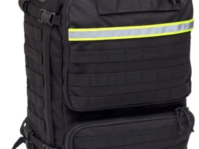 mochila paramédica negra