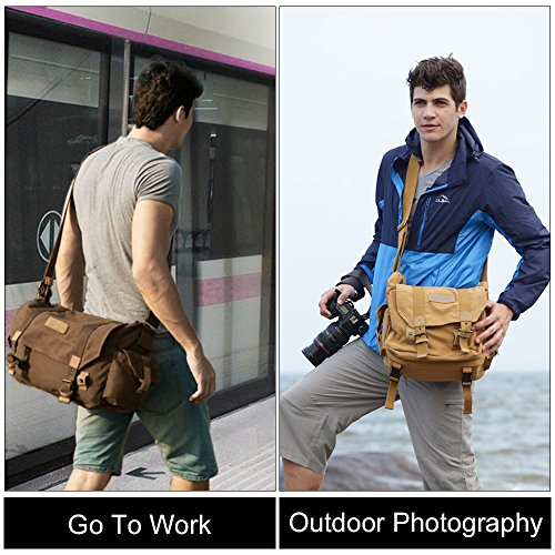 Bolsa de fotos con correa de hombro para practicar la foto como para ir al trabajo