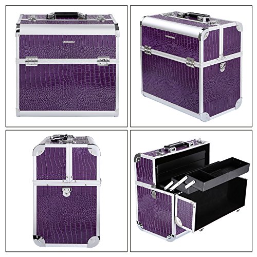 Este maletín de Songmics también viene en color púrpura...