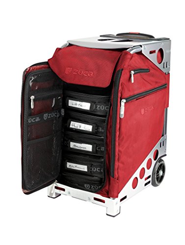 Zuca pro hi tech trolley case rojo de maquillaje